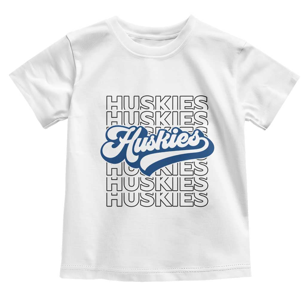 Proud Siberian Husky Fan Toddler T Shirt Sports Dog Lover TS12 White Print Your Wear