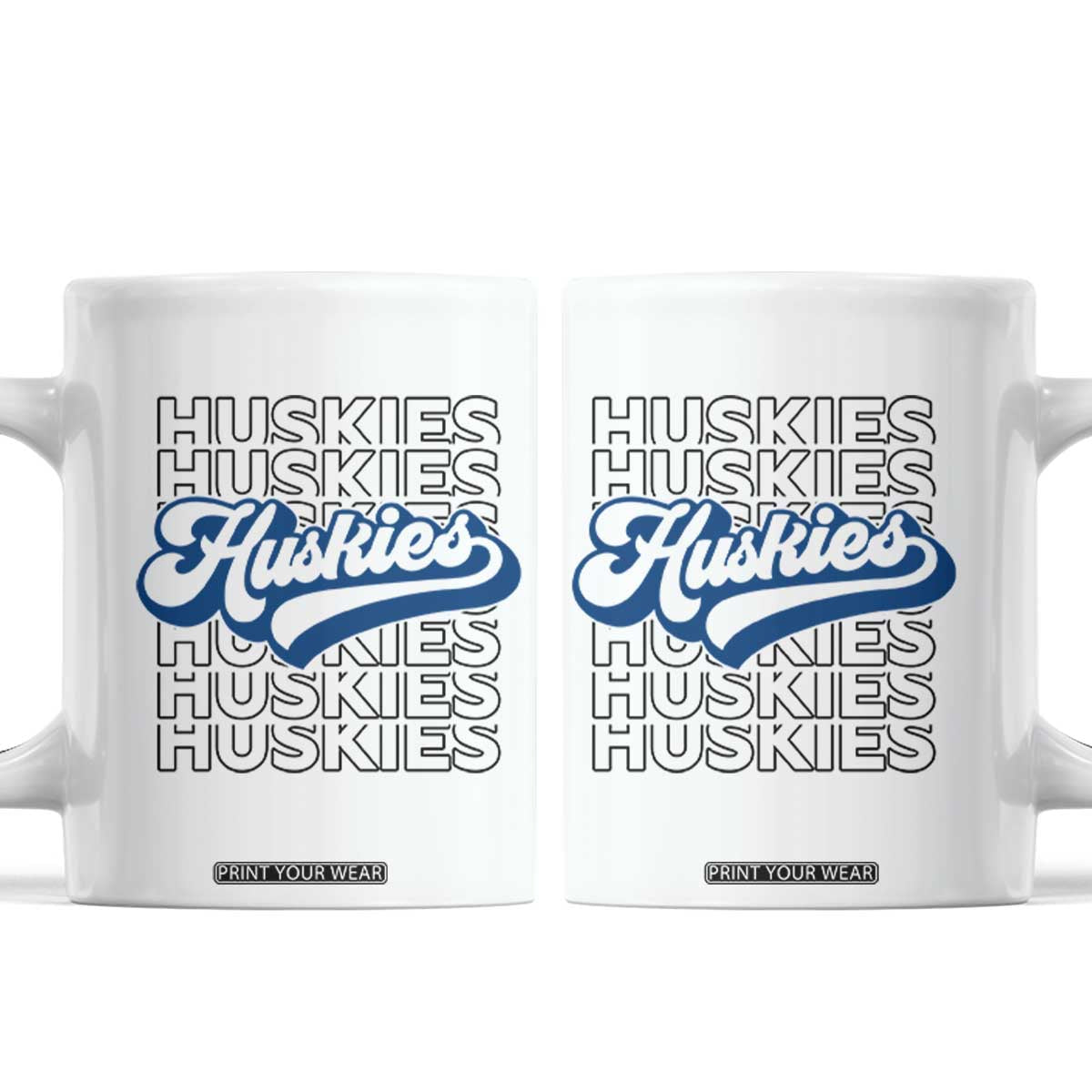Proud Siberian Husky Fan Coffee Mug Sports Dog Lover TS12 White Print Your Wear