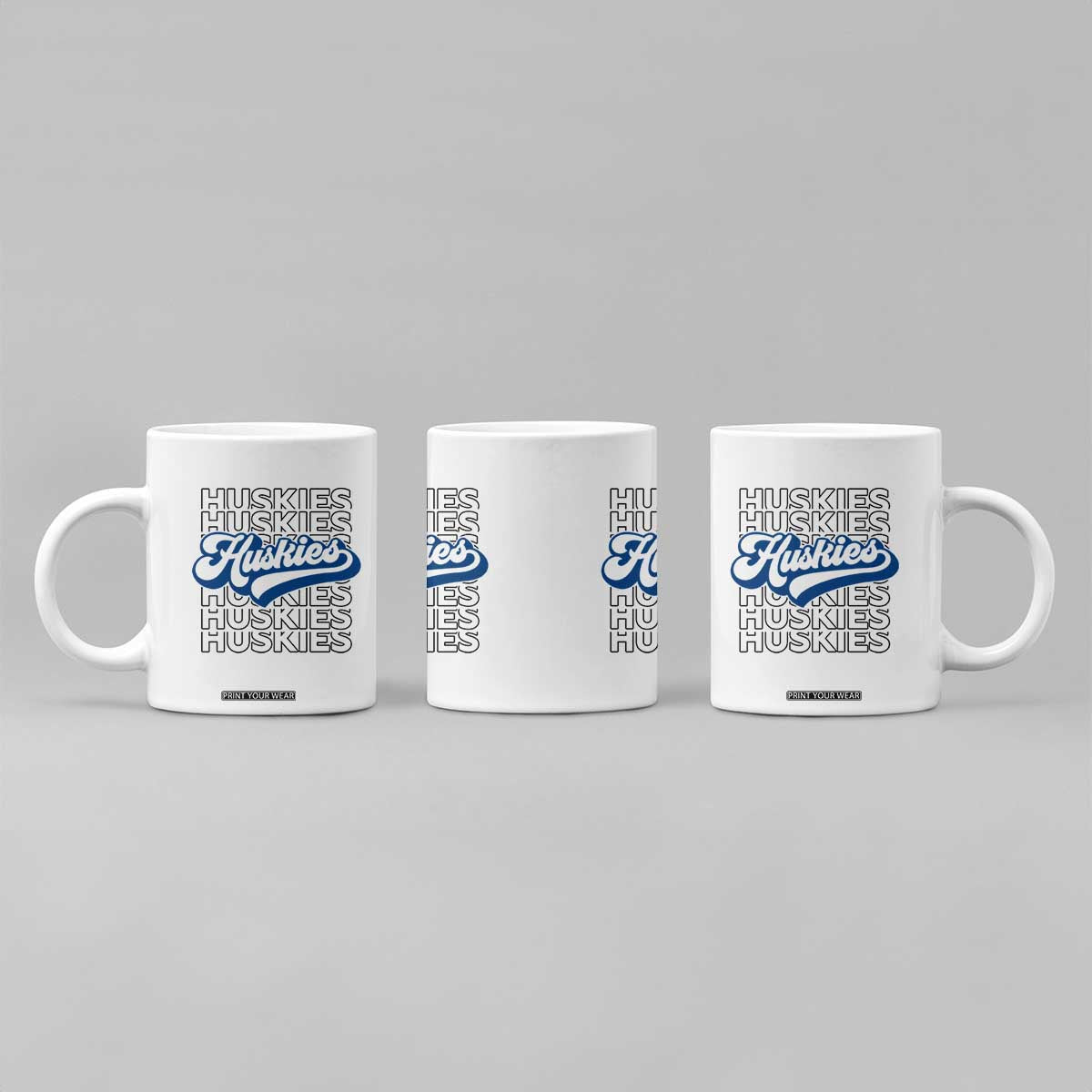 Proud Siberian Husky Fan Coffee Mug Sports Dog Lover TS12 Print Your Wear
