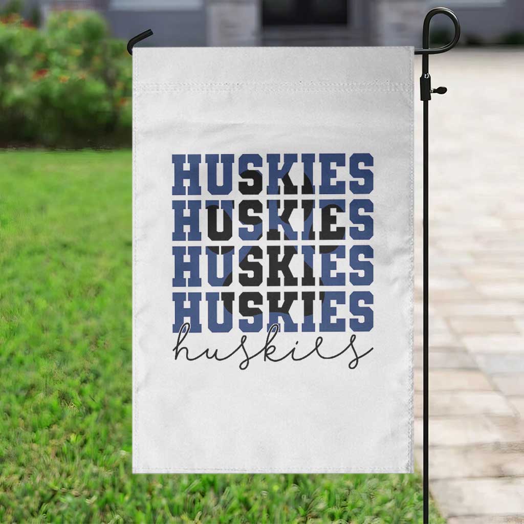 Husky Fan Paw Inset Garden Flag Team Pride School Spirit TS12 Print Your Wear