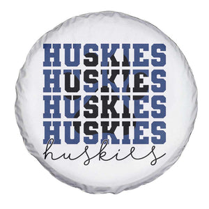 Husky Fan Paw Inset Spare Tire Cover Team Pride School Spirit TS12 Print Your Wear
