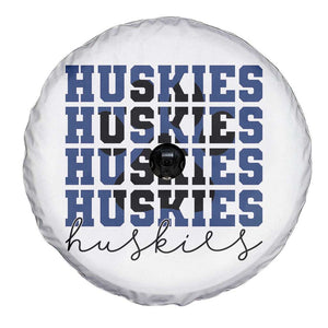 Husky Fan Paw Inset Spare Tire Cover Team Pride School Spirit TS12 Print Your Wear
