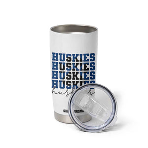 Husky Fan Paw Inset Tumbler Cup Team Pride School Spirit TS12 Print Your Wear