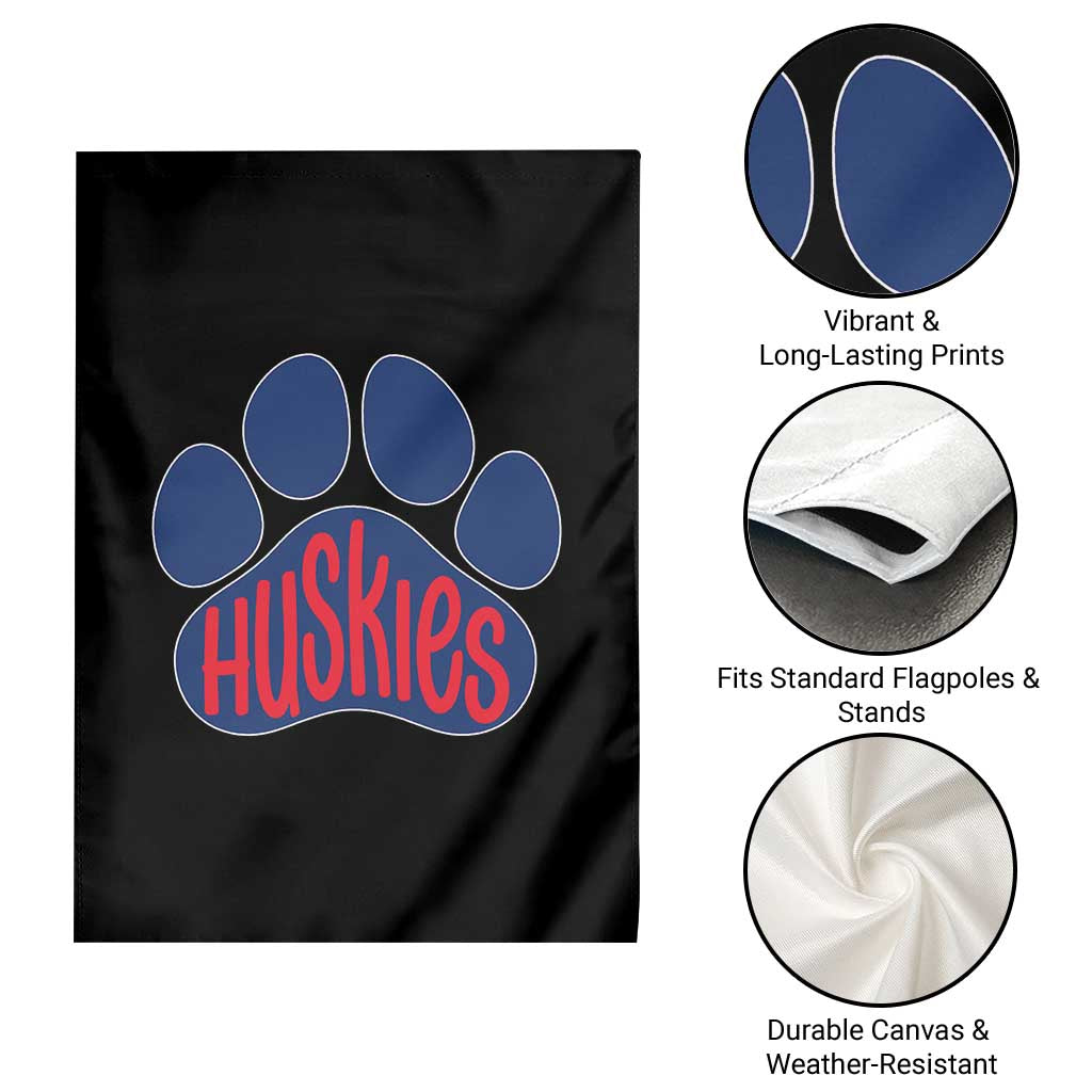 Siberian Husky Fan Paw Garden Flag Sports Dog Lover TS12 Print Your Wear