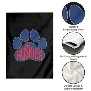 Siberian Husky Fan Paw Garden Flag Sports Dog Lover TS12 Print Your Wear