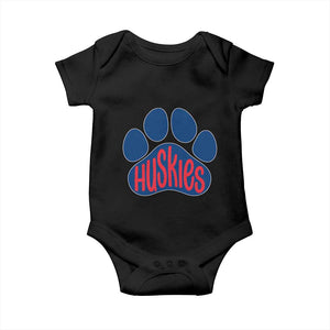 Siberian Husky Fan Paw Baby Onesie Sports Dog Lover TS12 Black Print Your Wear