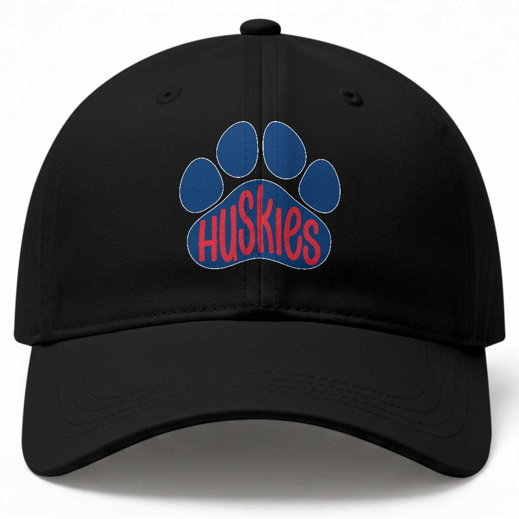Siberian Husky Fan Paw Baseball Cap Sports Dog Lover TS12 Print Your Wear