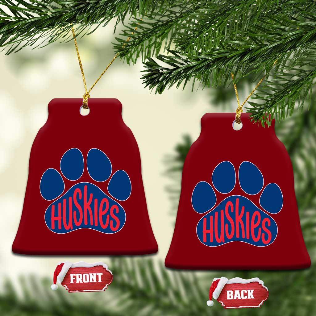 Siberian Husky Fan Paw Ceramic Ornament Sports Dog Lover TS12 Print Your Wear