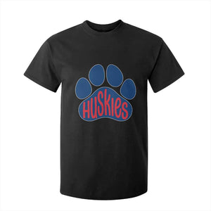 Siberian Husky Fan Paw T Shirt For Kid Sports Dog Lover TS12 Black Print Your Wear