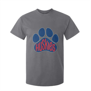 Siberian Husky Fan Paw T Shirt For Kid Sports Dog Lover TS12 Charcoal Print Your Wear