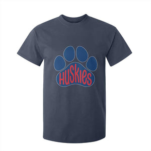 Siberian Husky Fan Paw T Shirt For Kid Sports Dog Lover TS12 Navy Print Your Wear