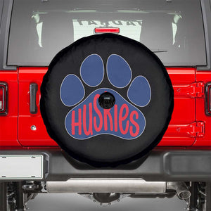 Siberian Husky Fan Paw Spare Tire Cover Sports Dog Lover TS12 Black Print Your Wear