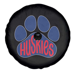 Siberian Husky Fan Paw Spare Tire Cover Sports Dog Lover TS12 Print Your Wear