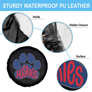 Siberian Husky Fan Paw Spare Tire Cover Sports Dog Lover TS12 Print Your Wear