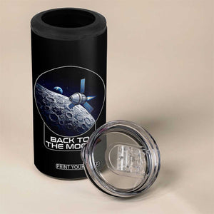 Back To The Moon 4 in 1 Can Cooler Tumbler Lunar Mission Astronaut Space Lover TS12 Print Your Wear