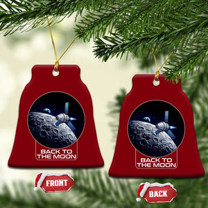 Back To The Moon Ceramic Ornament Lunar Mission Astronaut Space Lover TS12 Print Your Wear