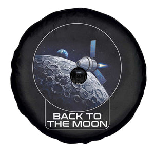 Back To The Moon Spare Tire Cover Lunar Mission Astronaut Space Lover TS12 Print Your Wear