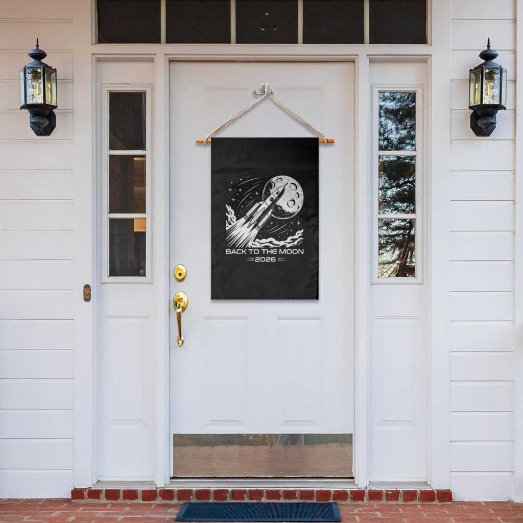 Back To The Moon Garden Flag Space Exploration Moon Journey 2026 TS12 Print Your Wear