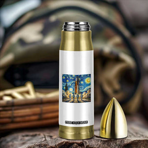 Lunar Mission Astronaut Starry Night Bullet Tumbler Space Lover Gift TS12 Print Your Wear