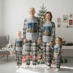 Lunar Mission Astronaut Starry Night Plaid Pajama Set Space Lover Gift TS12 Christmas Plaid Print Your Wear