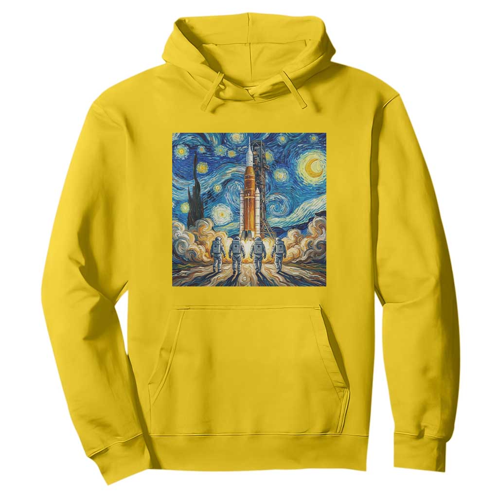 Lunar Mission Astronaut Starry Night Hoodie Space Lover Gift TS12 Daisy Print Your Wear
