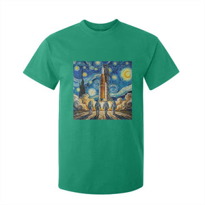 Lunar Mission Astronaut Starry Night T Shirt For Kid Space Lover Gift TS12 Irish Green Print Your Wear
