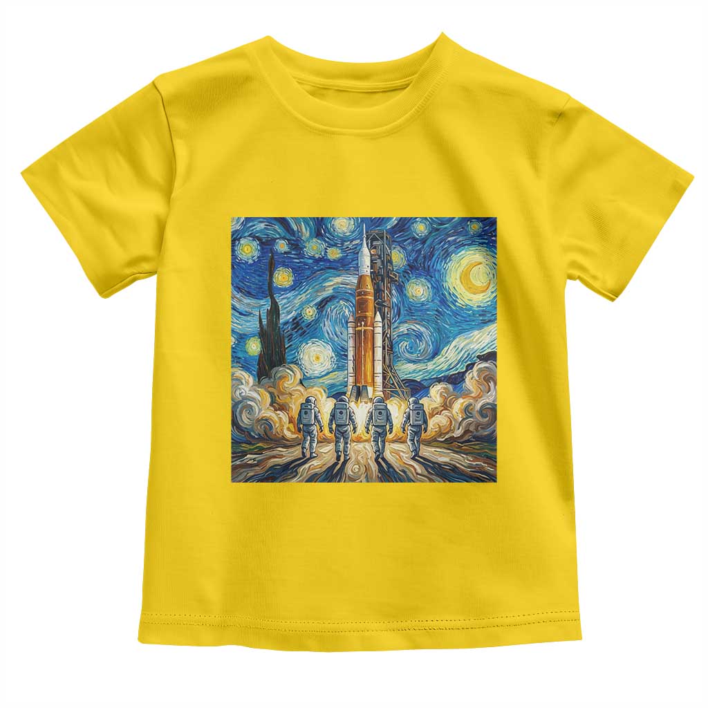 Lunar Mission Astronaut Starry Night Toddler T Shirt Space Lover Gift TS12 Daisy Print Your Wear