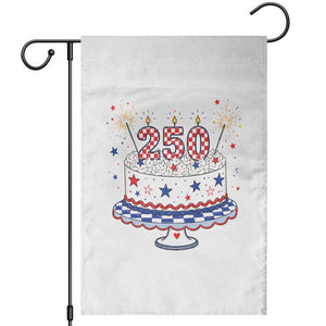 USA 250th Anniversary Birthday Cake Party Gift Garden Flag
