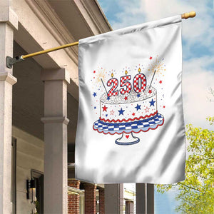 USA 250th Anniversary Birthday Cake Party Gift Garden Flag