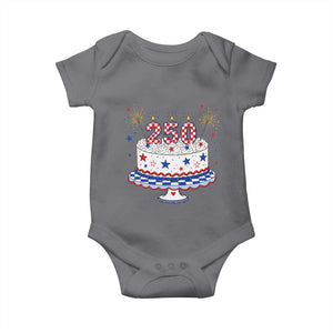 USA 250th Anniversary Birthday Cake Party Gift Baby Onesie