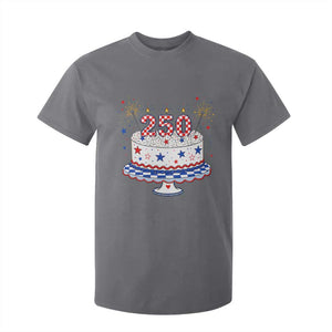 USA 250th Anniversary Birthday Cake Party Gift T Shirt For Kid
