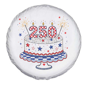 USA 250th Anniversary Birthday Cake Party Gift Spare Tire Cover
