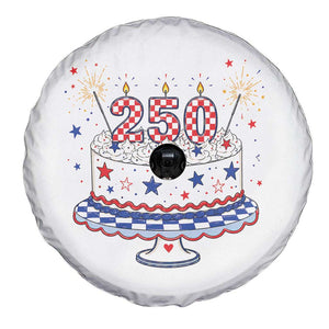 USA 250th Anniversary Birthday Cake Party Gift Spare Tire Cover