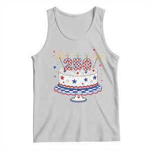 USA 250th Anniversary Birthday Cake Party Gift Tank Top