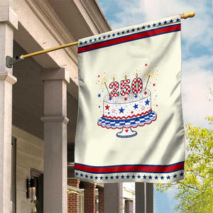 USA 250th Anniversary Birthday Cake Party Gift Patriotic Garden Flag