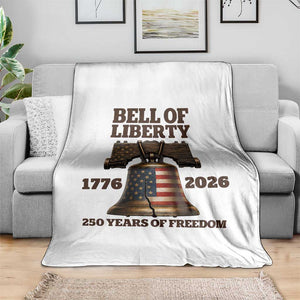 Liberty Bell 250th Anniversary Throw Blanket American Pride Gift TS12 Print Your Wear