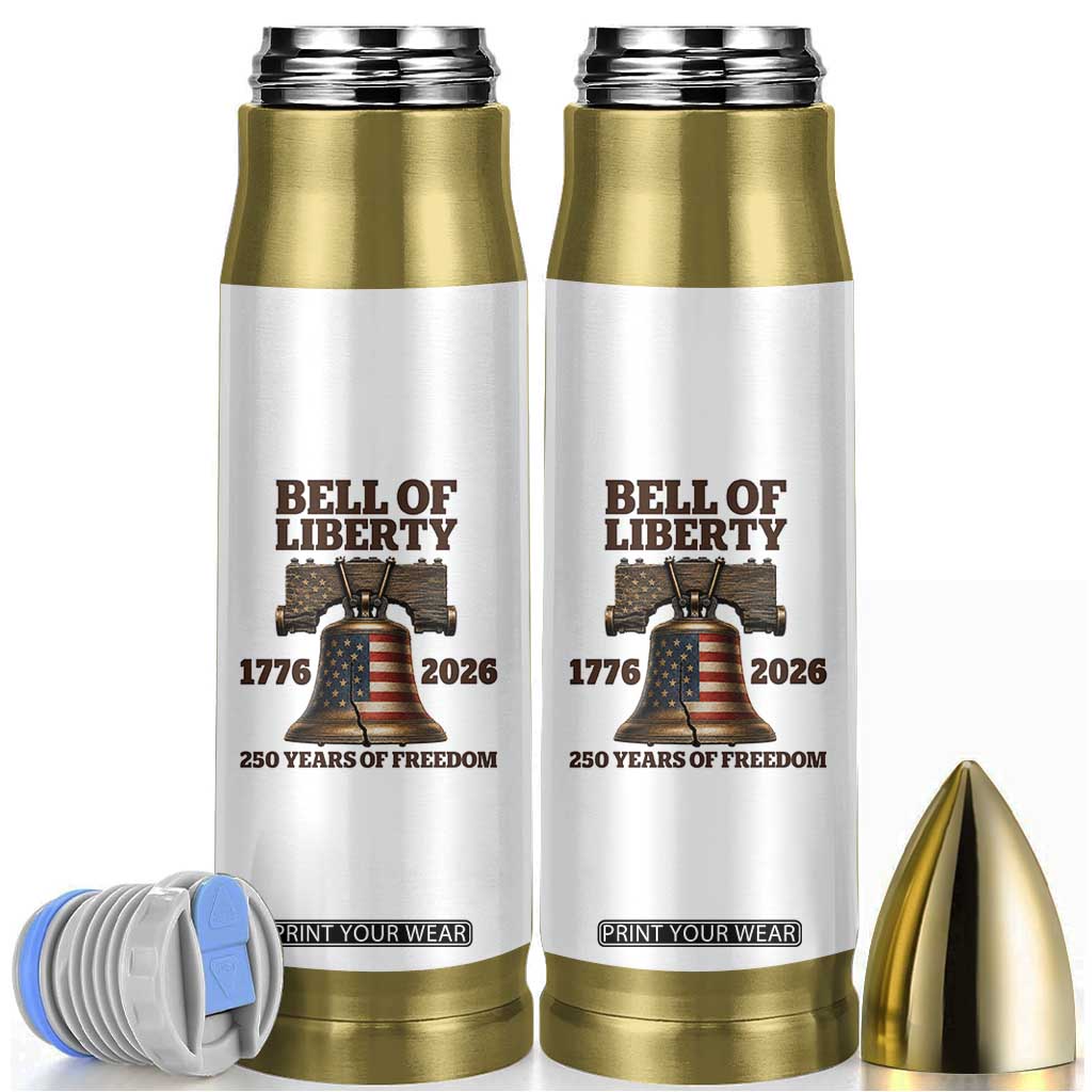 Liberty Bell 250th Anniversary Bullet Tumbler American Pride Gift