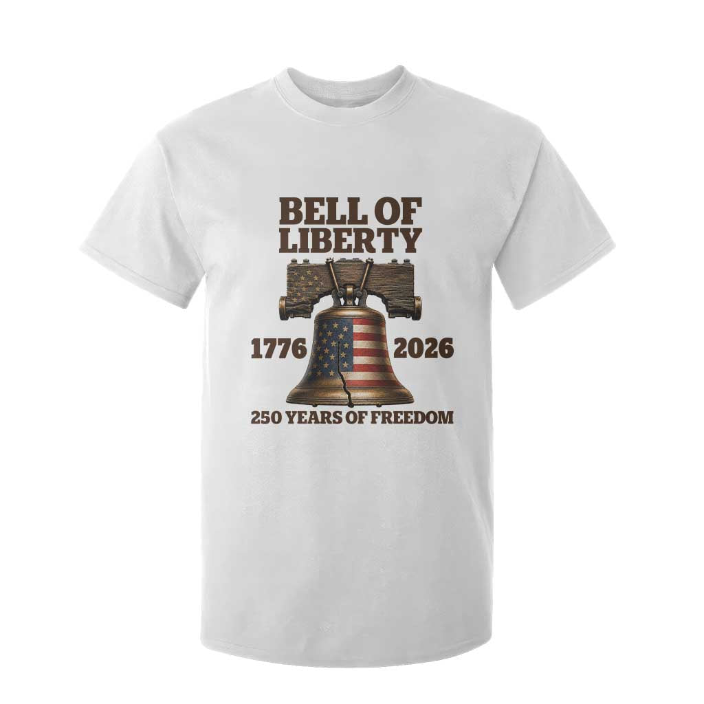 Liberty Bell 250th Anniversary T Shirt For Kid American Pride Gift TS12 White Print Your Wear