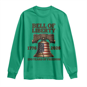 Liberty Bell 250th Anniversary Long Sleeve Shirt American Pride Gift