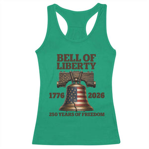 Liberty Bell 250th Anniversary Racerback Tank Top American Pride Gift