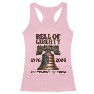Liberty Bell 250th Anniversary Racerback Tank Top American Pride Gift