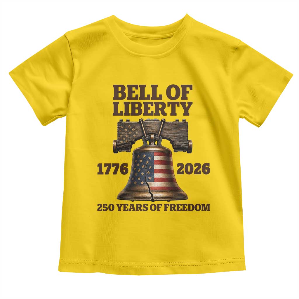 Liberty Bell 250th Anniversary Toddler T Shirt American Pride Gift