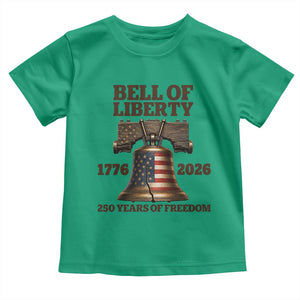 Liberty Bell 250th Anniversary Toddler T Shirt American Pride Gift