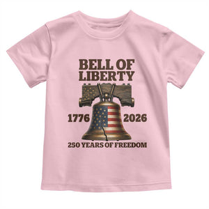 Liberty Bell 250th Anniversary Toddler T Shirt American Pride Gift