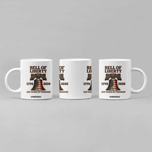 Liberty Bell 250th Anniversary Coffee Mug American Pride Gift