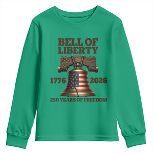 Liberty Bell 250th Anniversary Youth Sweatshirt American Pride Gift
