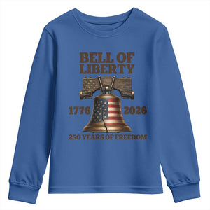 Liberty Bell 250th Anniversary Youth Sweatshirt American Pride Gift