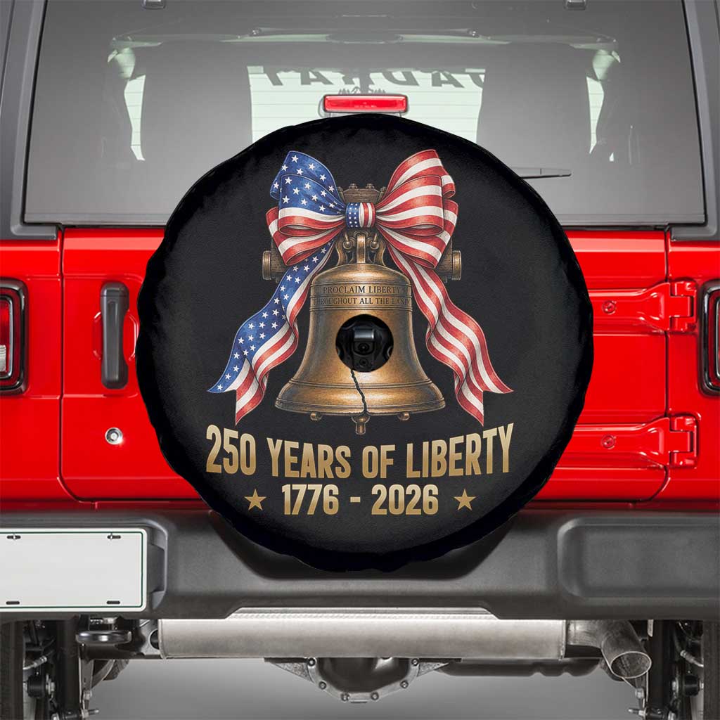 250 Years Of Liberty Spare Tire Cover American Heritage Bell Graphic