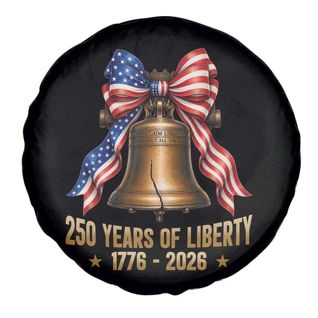 250 Years Of Liberty Spare Tire Cover American Heritage Bell Graphic