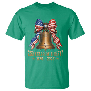 250 Years Of Liberty T Shirt American Heritage Bell Graphic